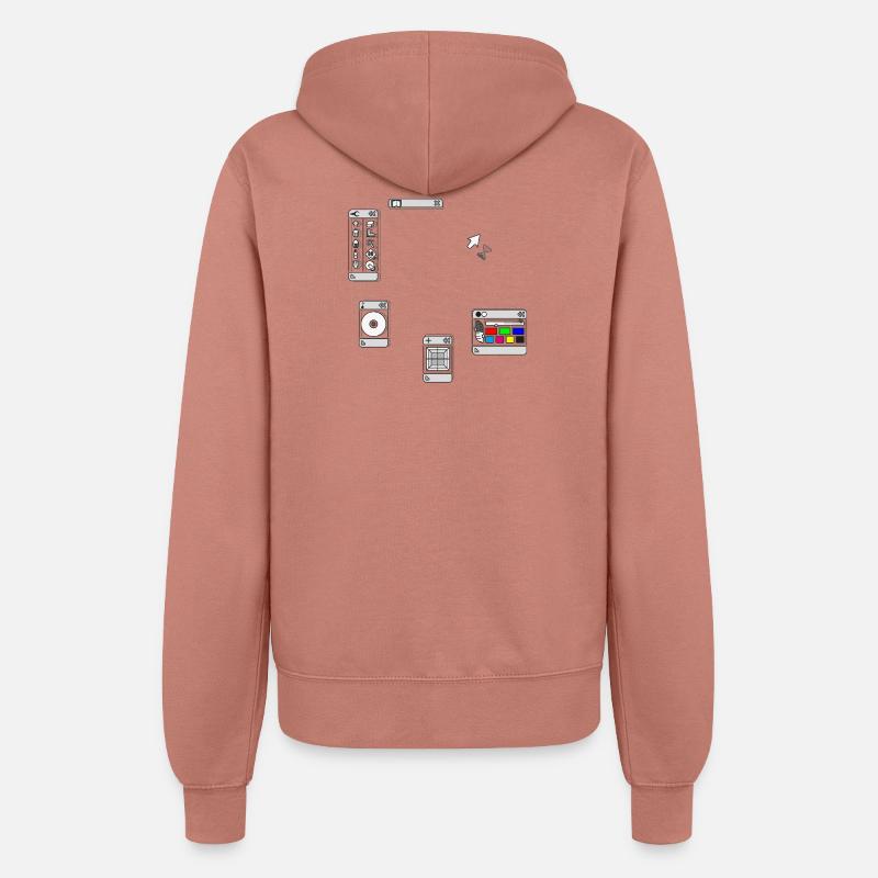 DEVISE - Women’s Hooded Jacket - dusky rose