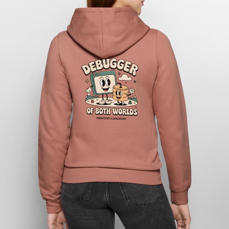 Debugger beider Welten | Debugging Dev Frauen Kapuzenjacke