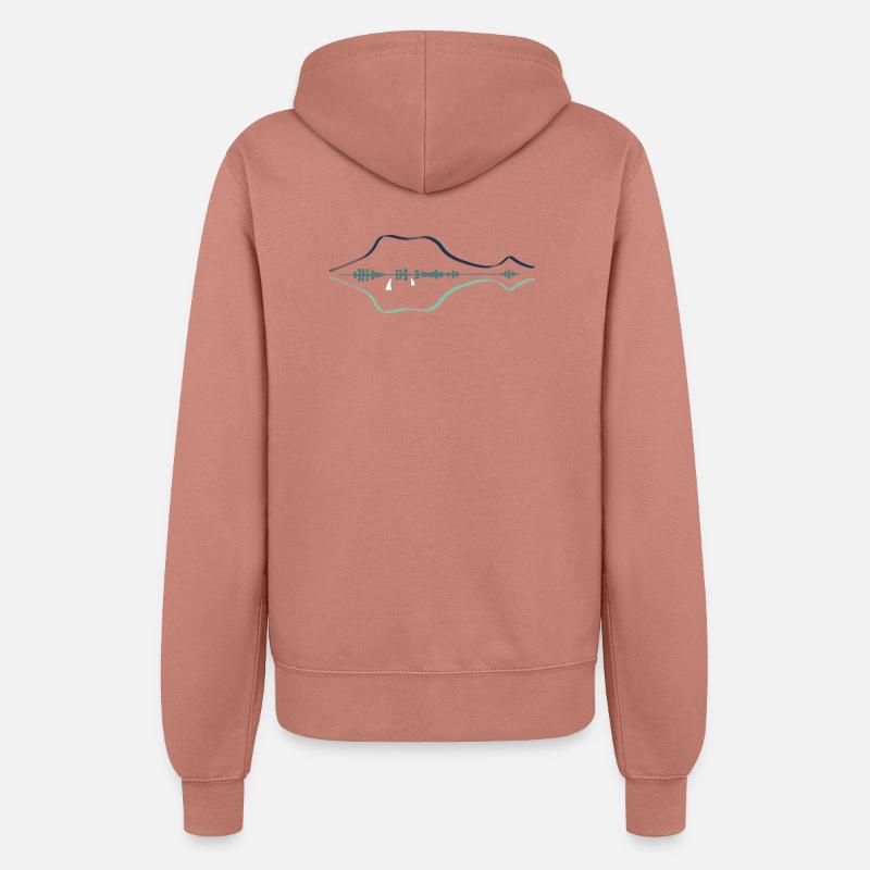 Balaton - Women’s Hooded Jacket - dusky rose