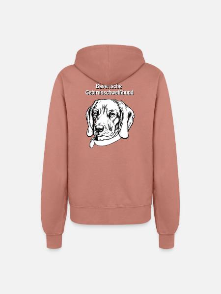 BGS Portrait - Frauen Kapuzenjacke - Altrosa