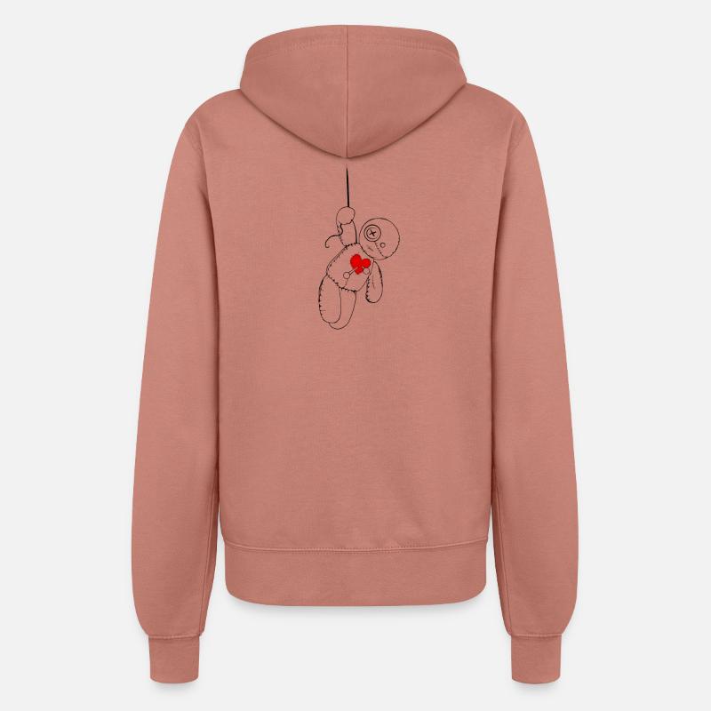 voodoo doll - Women’s Hooded Jacket - dusky rose
