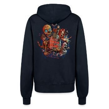 Little Horror Club Special Edition - Women’s Hooded Jacket - french navy - Back - Maraike (178cm)