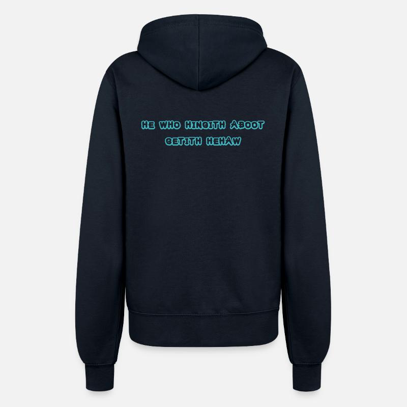 he who hingith aboot - Women’s Hooded Jacket - french navy