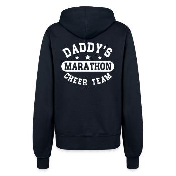 Daddy's Marathon - Frauen Kapuzenjacke - Navy - Hinten - Maraike (178cm)