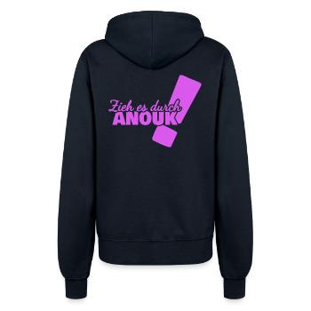 Anouk als Vorname - Frauen Kapuzenjacke - Navy - Hinten - Maraike (178cm)