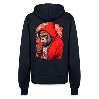 Gorille à capuche rouge - Veste à capuche Femme - marine - Dos - Maraike (178cm)