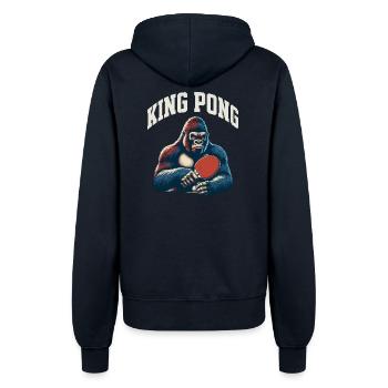 Tischtennis King Pong - Frauen Kapuzenjacke - Navy - Hinten - Maraike (178cm)