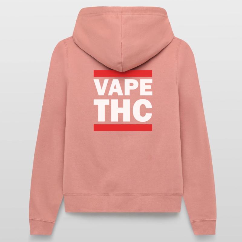 Vape THC Blanc Veste à capuche Femme