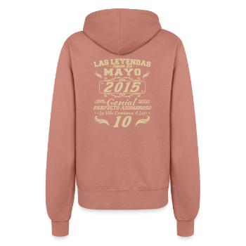 Mai 2015 Vintage Cadeau d’anniversaire - Veste à capuche Femme - rose poudré - Dos - Maraike (178cm)