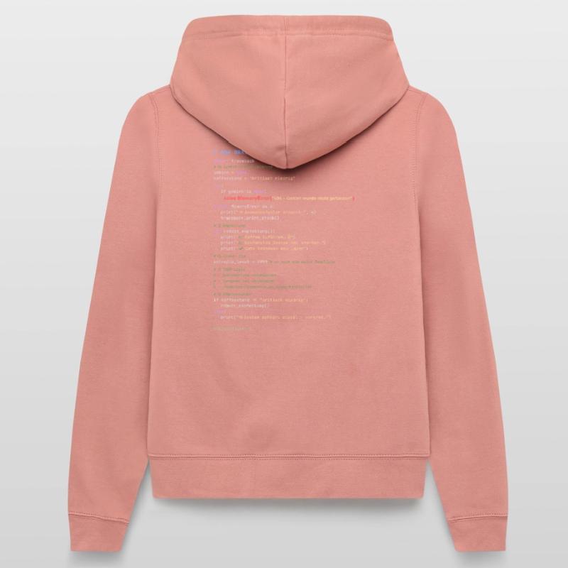 404 Cerveau introuvable Code Python Veste à capuche Femme