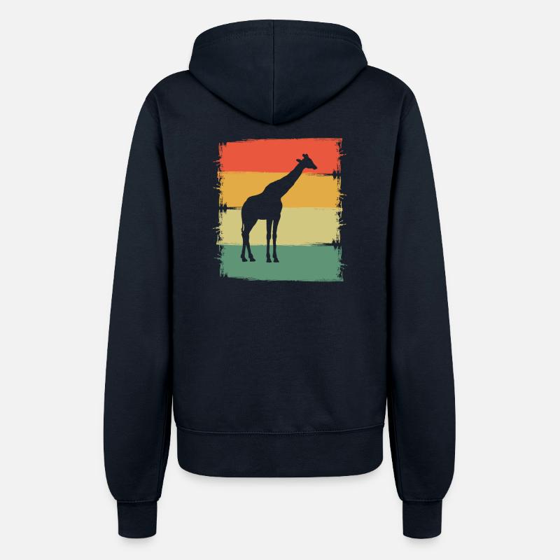Giraffe - Women’s Hooded Jacket - french navy