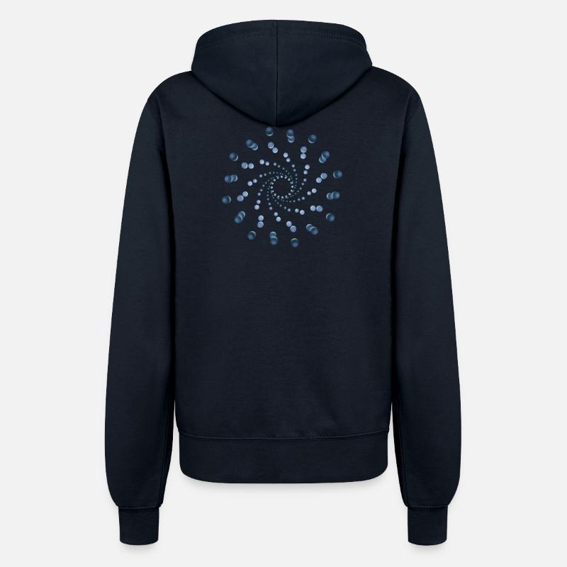 atom - cellular two - Women’s Hooded Jacket - french navy