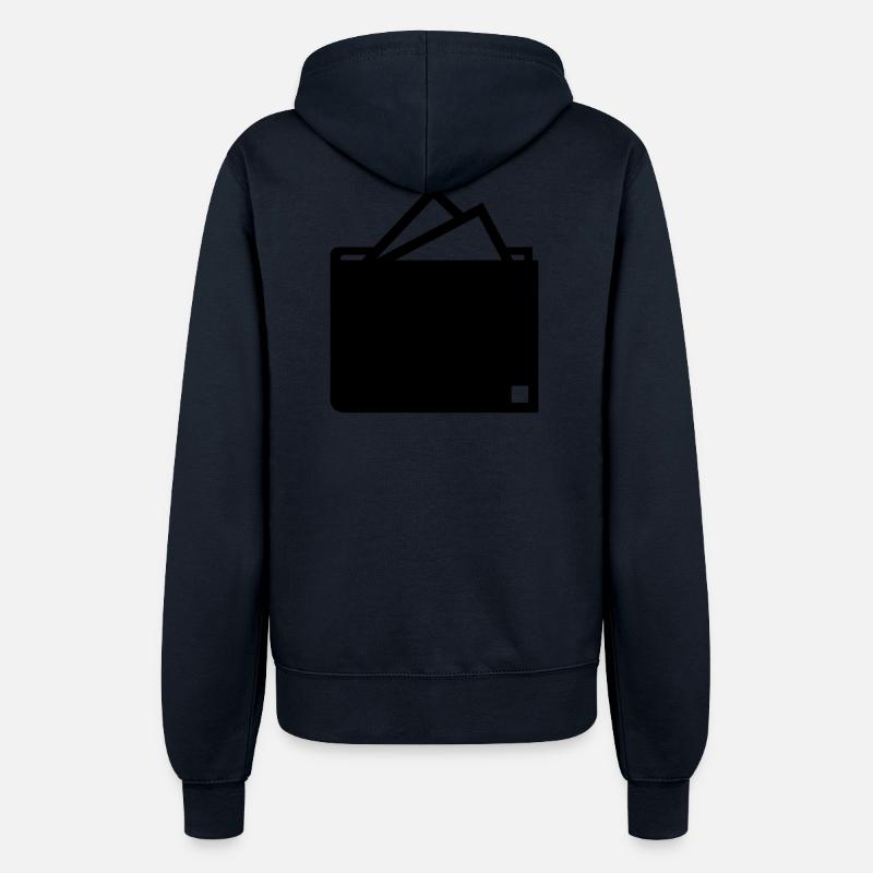 Argent - Veste à capuche Femme - marine