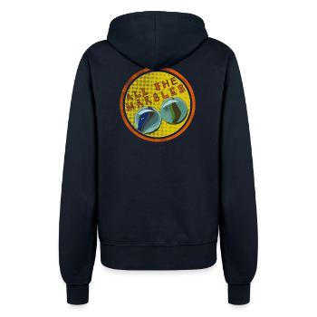 Alle Murmeln - Frauen Kapuzenjacke - Navy - Hinten - Maraike (178cm)