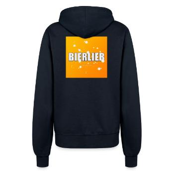 Bierlieb - square - Frauen Kapuzenjacke - Navy - Hinten - Maraike (178cm)
