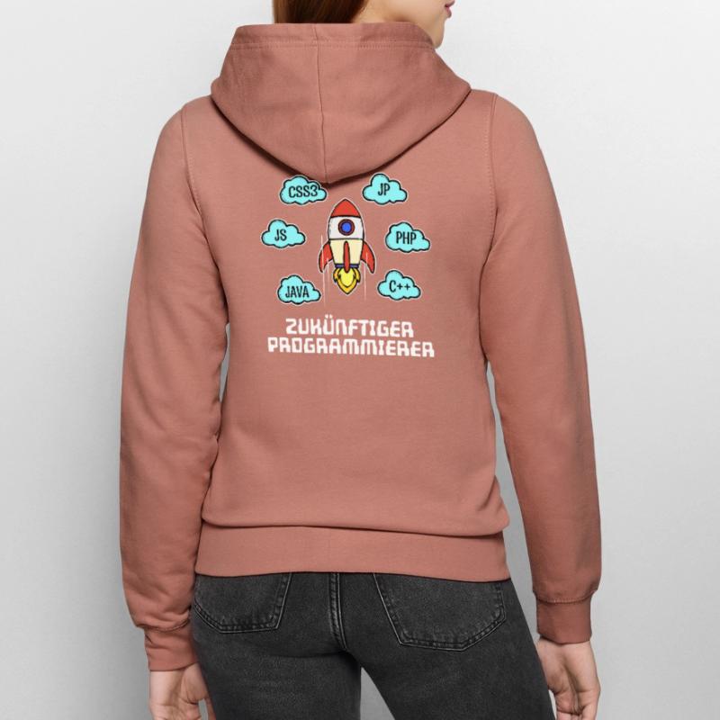 Css Coden Developer Statement C++ Php Java Debug Veste à capuche Femme