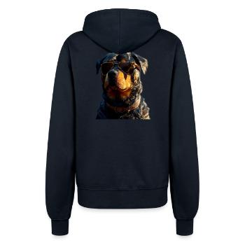 Rottweiler Hunde Liebe Stolze Rottweiler Liebhaber - Frauen Kapuzenjacke - Navy - Hinten - Maraike (178cm)