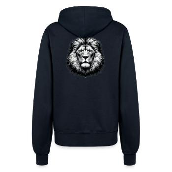 Löwe - Frauen Kapuzenjacke - Navy - Hinten - Maraike (178cm)