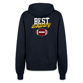 Best Daddy Vater Dad Vatertag Football Geschenk - Frauen Kapuzenjacke - Navy - Hinten - Maraike (178cm)