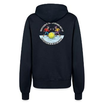 Tennis Übersteuern & Untersteuern - Frauen Kapuzenjacke - Navy - Hinten - Maraike (178cm)