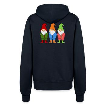 Wichtel Zwerge - Frauen Kapuzenjacke - Navy - Hinten - Maraike (178cm)