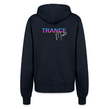 Trance Music - Frauen Kapuzenjacke - Navy - Hinten - Maraike (178cm)