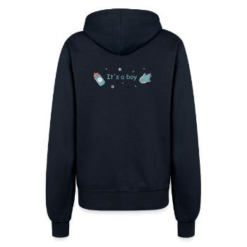 It's a Boy Baby Geburt Junge Design - Frauen Kapuzenjacke - Navy - Hinten - Maraike (178cm)