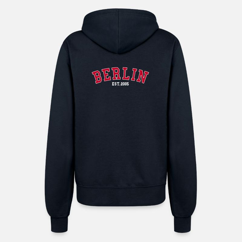 Berlin_Est_2005 - Women’s Hooded Jacket - french navy