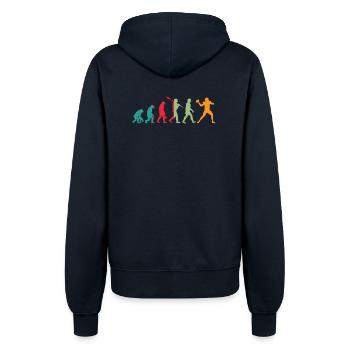 American Football - Frauen Kapuzenjacke - Navy - Hinten - Maraike (178cm)