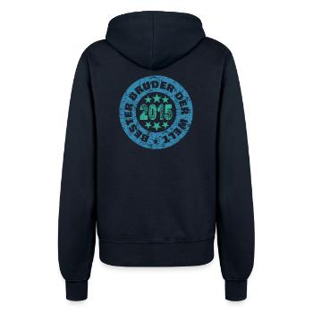 Geschwister 2015 - Frauen Kapuzenjacke - Navy - Hinten - Maraike (178cm)