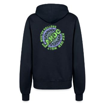 Mitarbeiter Lando - Frauen Kapuzenjacke - Navy - Hinten - Maraike (178cm)