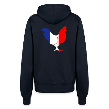 France Français Française French Frankreich - Frauen Kapuzenjacke - Navy - Hinten - Maraike (178cm)