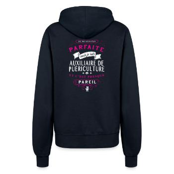 Auxi Puériculture Parf - Veste à capuche Femme - marine - Dos - Maraike (178cm)