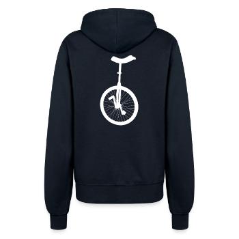 Einrad - Frauen Kapuzenjacke - Navy - Hinten - Maraike (178cm)