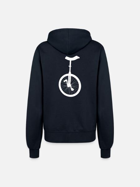 Einrad - Frauen Kapuzenjacke - Navy