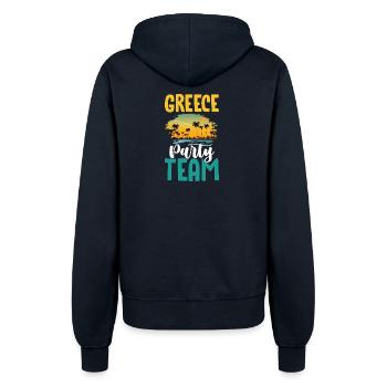Équipe du Parti grec - Veste à capuche Femme - marine - Dos - Maraike (178cm)