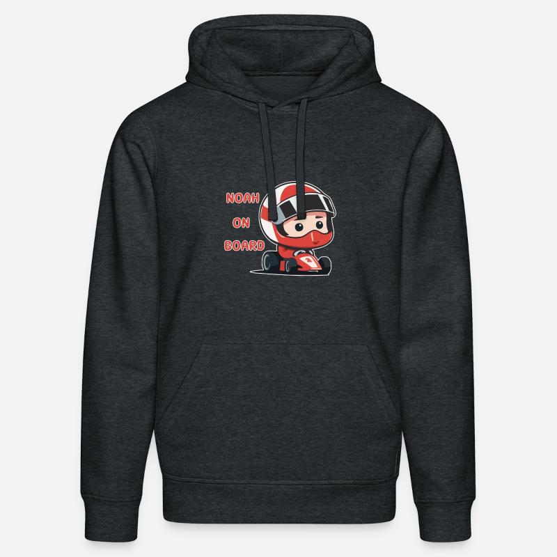 Noah à bord - Sweat à capuche bio DRUMMER Stanley/Stella Unisexe - gris foncé chiné