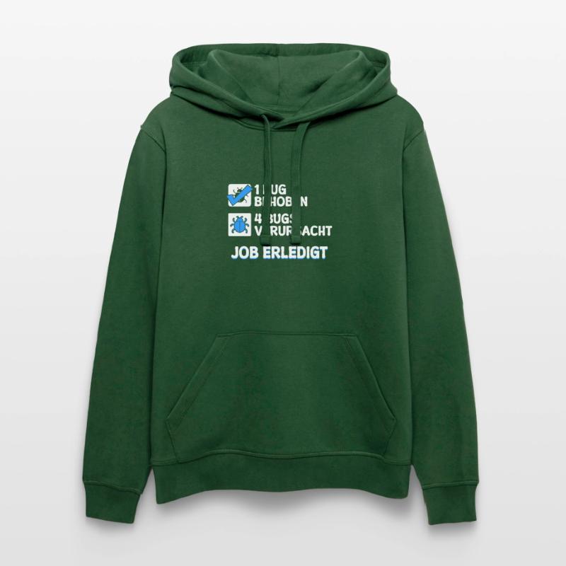 Developer Coden Skripting Bugs Debug Bugfixing Stanley/Stella Unisex Bio-Hoodie DRUMMER 