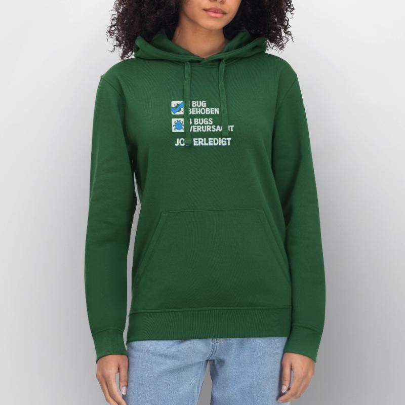 Developer Coden Skripting Bugs Debug Bugfixing Stanley/Stella Unisex Bio-Hoodie DRUMMER 