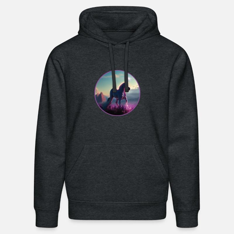 Licorne - Sweat à capuche bio DRUMMER Stanley/Stella Unisexe - gris foncé chiné