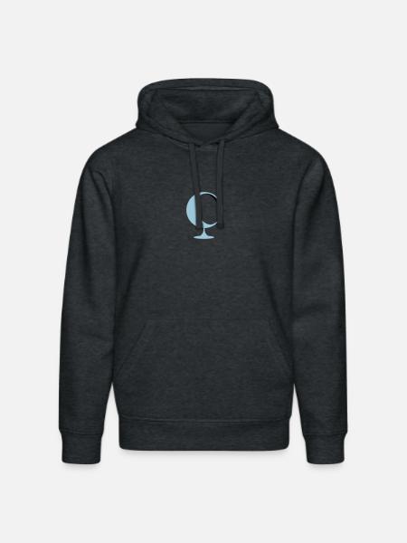 retro lounge chair eames panton - Stanley/Stella DRUMMER Unisex Organic Hoodie - dark heather grey