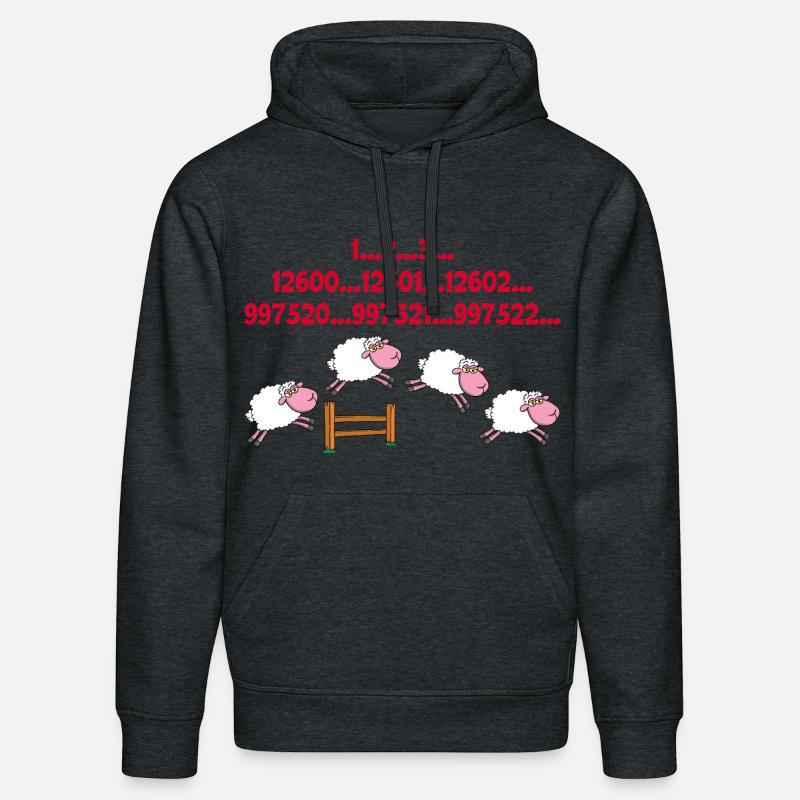 La technique de l'insomniaque - Sweat à capuche bio DRUMMER Stanley/Stella Unisexe - gris foncé chiné