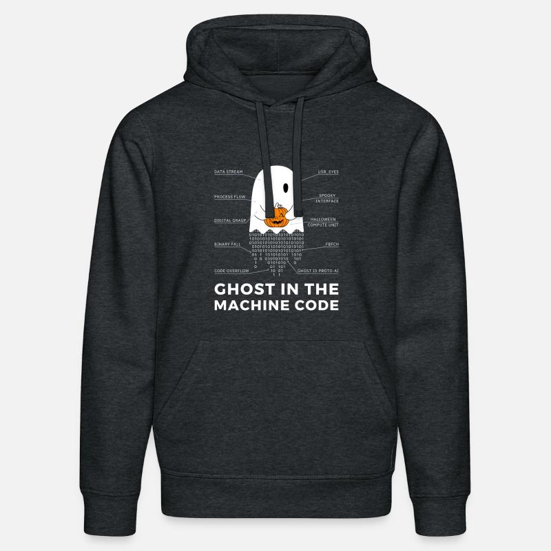 Lustiger Programmierer, Programmierer Halloween T-Shirt - Stanley/Stella Unisex Bio-Hoodie DRUMMER - Dunkelgrau meliert