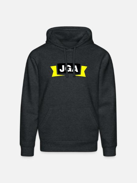 Bachelor Party Emblem / Logo - Stanley/Stella DRUMMER Unisex Organic Hoodie - dark heather grey