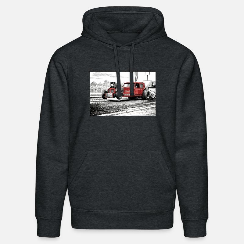 Excalibur - Sweat à capuche bio DRUMMER Stanley/Stella Unisexe - gris foncé chiné
