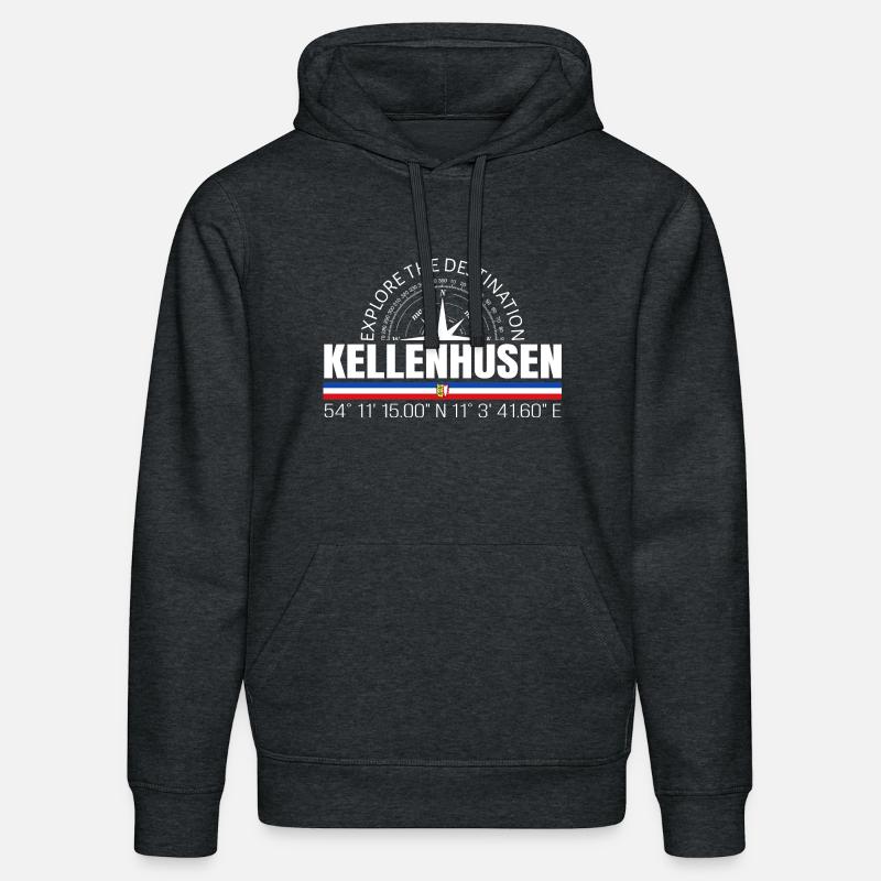 Kellenhusen - Sweat à capuche bio DRUMMER Stanley/Stella Unisexe - gris foncé chiné