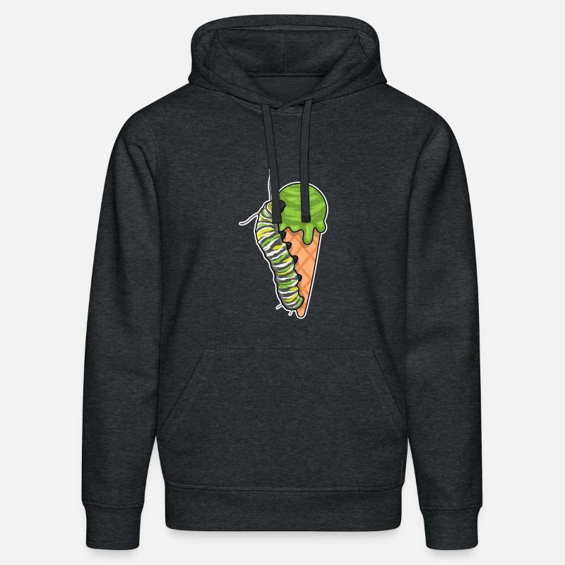 Glace de chenille - Sweat à capuche bio DRUMMER Stanley/Stella Unisexe - gris foncé chiné