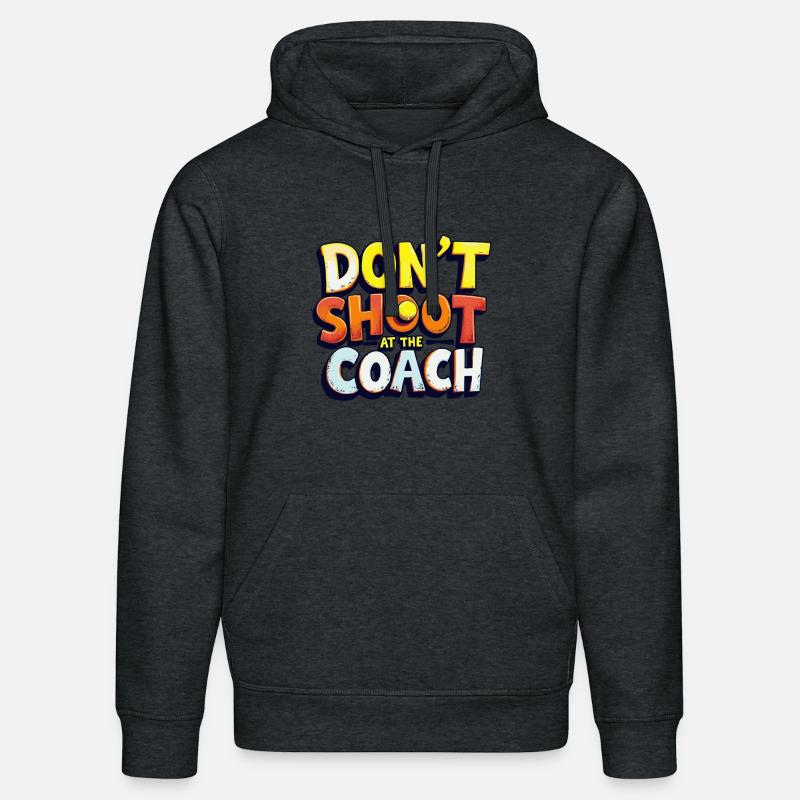 Nicht auf den Trainer schießen - Stanley/Stella Unisex Bio-Hoodie DRUMMER - Dunkelgrau meliert