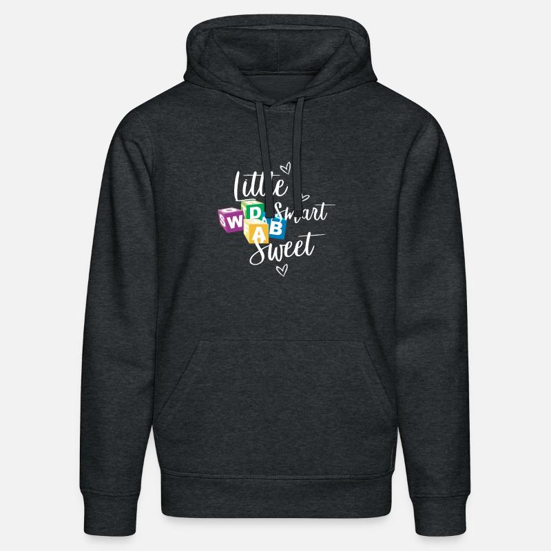 Petit Smart et Doux - Sweat à capuche bio DRUMMER Stanley/Stella Unisexe - gris foncé chiné