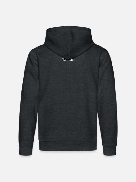 Bachelor Party Emblem / Logo - Stanley/Stella DRUMMER Unisex Organic Hoodie - dark heather grey